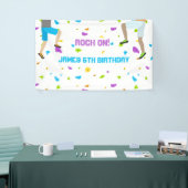 Banderoles Fête de l'Escalade de Rock coloré (Salon professionnel)