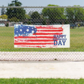 Banderoles fête de l'indépendance 4 juillet 8 (En situation)