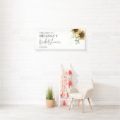 Banderoles Fête de mariage Floral Soleil Eucalyptus Feuillage (En situation)