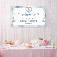 Fête de mariage nautique Bienvenue à l'ancre aquar