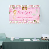 Banderoles Fête de Naissance de Bébé Princesse Blonde Thème T (Salon professionnel)