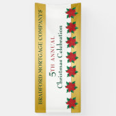 Banderoles Fête de Noël chez Red Poinsettia (Vertical)