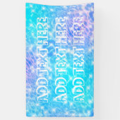 Banderoles Fête de piscine d'eau fêter plage chic moderne (Vertical)