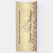 Banderoles Fête de Quinceañera (Vertical)