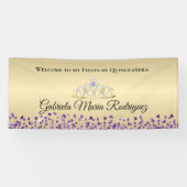 Banderoles Fête de Quinceañera (Horizontal)