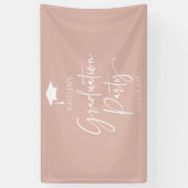 Banderoles Fête de remise de diplômes élégante moderne minima (Vertical)