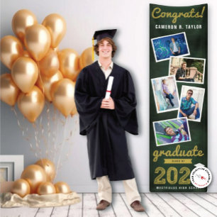 Banderoles Fête de remise des diplômes 2026 Rétro Craie 5 Pho