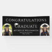 Banderoles Fête de remise des diplômes de fin d'études modern (Horizontal)