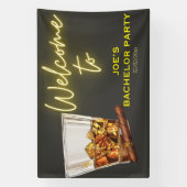 Banderoles Fête d'enterrement de vie de garçon drôle (Verticale)