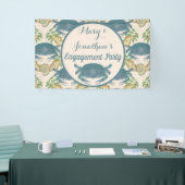 Banderoles Fête des crabes - Crabes bleus à l'aquarelle, Fian (Salon professionnel)