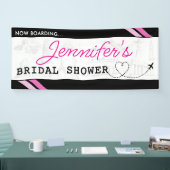 Banderoles Fête des mariées Black Boarding Pass (Salon professionnel)