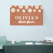 Banderoles Fête des mariées Boho Daisy Bienvenue (Salon professionnel)