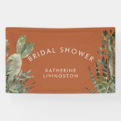 Banderoles Fête des mariées Cactus Terracotta (Horizontal)