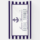 Banderoles Fête des mariées d'Ancre marine (Vertical)