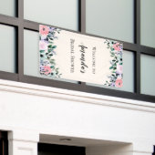 Banderoles Fête des mariées de bordure rose et verte (Bâtiment extérieur)