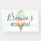 Banderoles Fête des mariées de crème glacée (Horizontal)