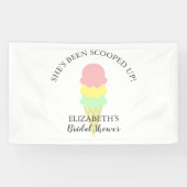 Banderoles Fête des mariées de crème glacée récupérée (Horizontal)