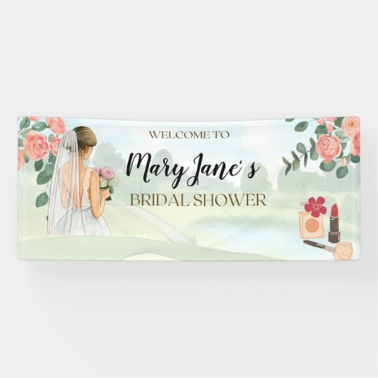 Banderoles Fête des mariées de golf pour Golfer (Horizontal)