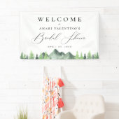 Banderoles Fête des mariées de la forêt forestière (En situation)