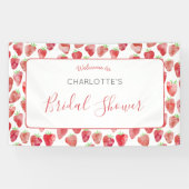 Banderoles Fête des mariées fraise (Horizontal)