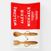 Banderoles Fête des mariées mariage (Verticale)