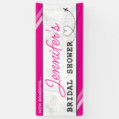 Banderoles Fête des mariées Passe Pink Boarding (Vertical)