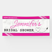 Banderoles Fête des mariées Passe Pink Boarding (Horizontal)