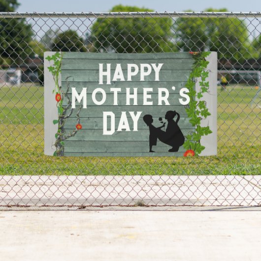 Banderoles Fête des mères (En situation)