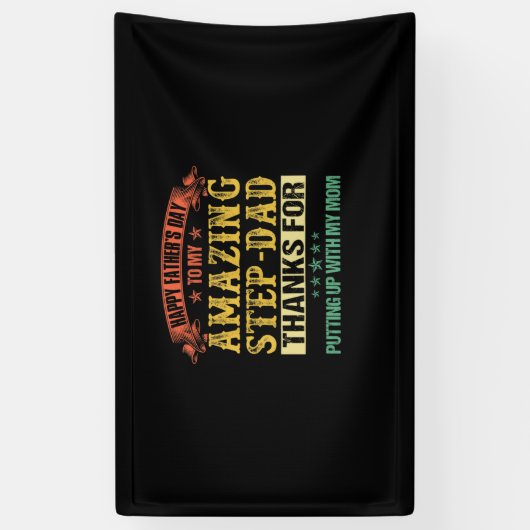 Banderoles Fête des pères | Bonne Fête des pères À Pas Papa (Vertical)