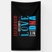 Banderoles Fête des pères de paternité pour Stepdad Stepfathe (Vertical)