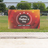 Banderoles fête des pères heureuse (En situation)