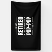 Banderoles Fête des pères | Im A Professional Pop Pop (Vertical)