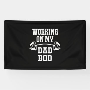 Banderoles Fête des pères Travailler Sur Mon Papa Bod