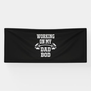 Banderoles Fête des pères   Travailler Sur Mon Papa Bod