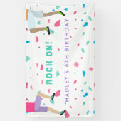 Banderoles Fête d'Escalades Rocheuses Colorful (Vertical)