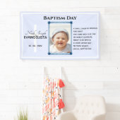 Banderoles Fête d'événement moderne BAPTISM DAY (En situation)