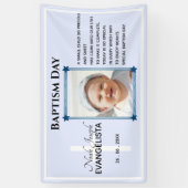 Banderoles Fête d'événement moderne BAPTISM DAY (Vertical)