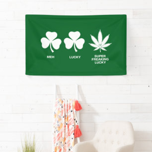 Banderoles Fête drôle de la Saint-Patrick pour les gars