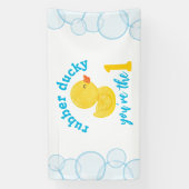 Banderoles Fête du 1er anniversaire de Rubber Ducky (Verticale)