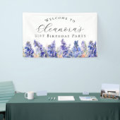 Banderoles Fête du 21e anniversaire Juillet Fleur de naissanc (Salon professionnel)