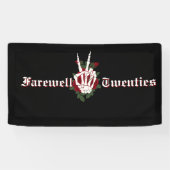 Banderoles Fête du 30e anniversaire - RIP 20s Funérailles pou (Horizontal)