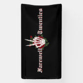 Banderoles Fête du 30e anniversaire - RIP 20s Funérailles pou (Verticale)