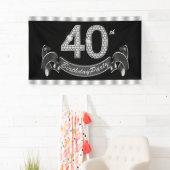 Banderoles Fête du 40e anniversaire (En situation)