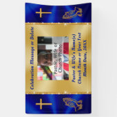 Banderoles Fête du Pasteur ou de l'Eglise (Vertical)