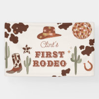 Fête du premier rodéo Cow-boy Terracotta 1er anniv