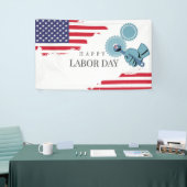 Banderoles Fête du travail du drapeau américain (Salon professionnel)