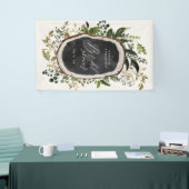 Banderoles Fête prénuptiale botanique de grange de ferme rust (Salon professionnel)