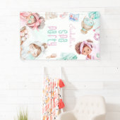 Banderoles Fête spa Anniversaire (En situation)