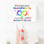 Banderoles Fêter la Neurodiversité Journée de la Fierté autis (En situation)