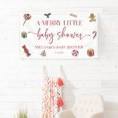 Banderoles Fêtes de Noël Un Joyeux Petit Baby shower (En situation)